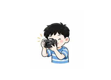 take a photo illustration