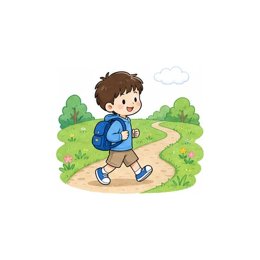 along illustration