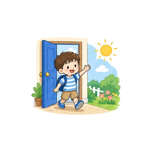 go outside illustration