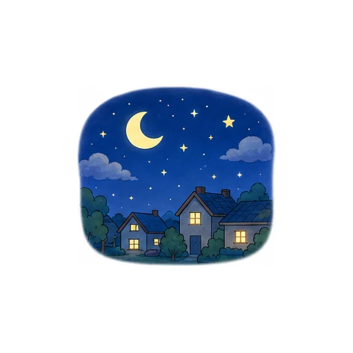night illustration