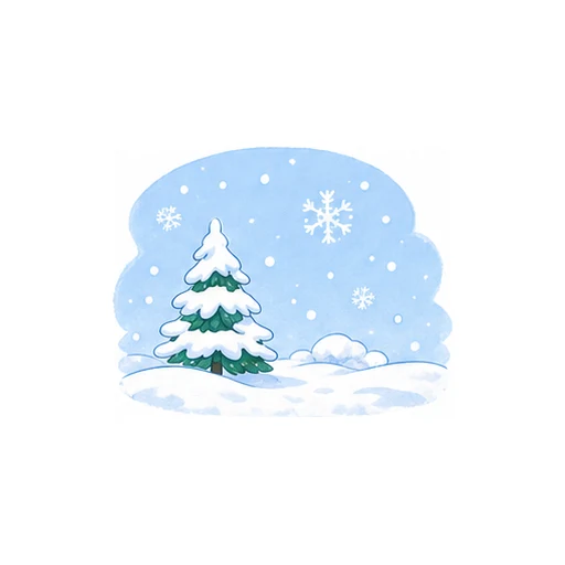 snow illustration