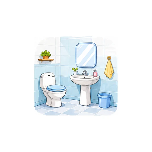 toilet illustration
