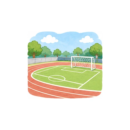 sports ground illustration