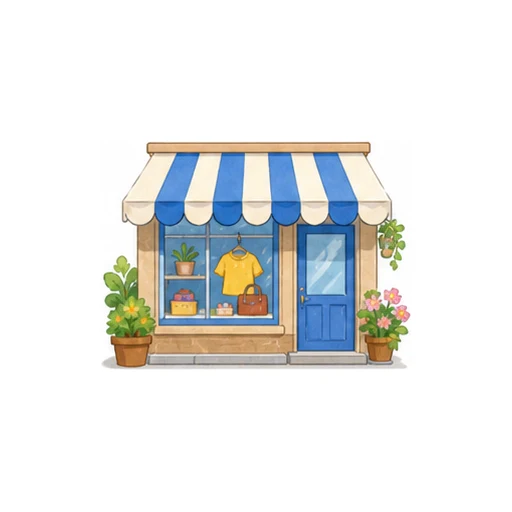 shop illustration