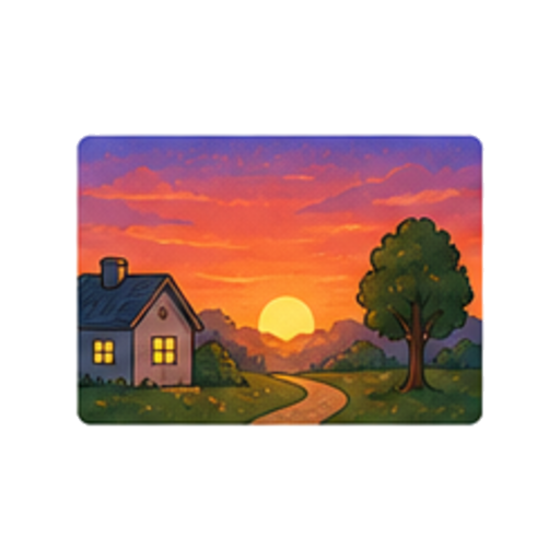 evening illustration