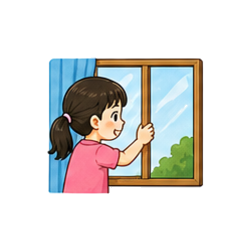 close the window illustration