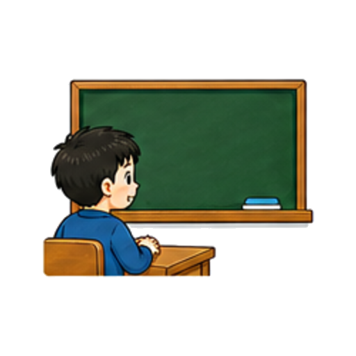 look at the blackboard illustration