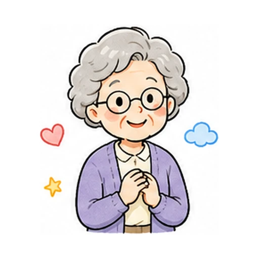 grandmother (grandma) illustration