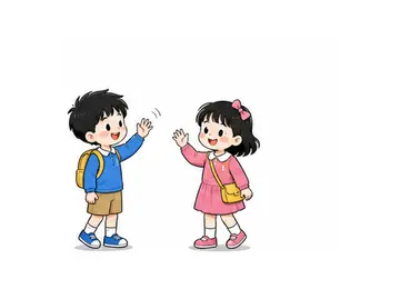 Hello. illustration