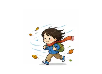 windy illustration