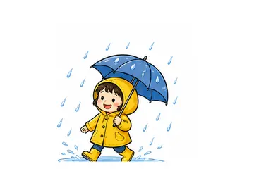 rainy illustration