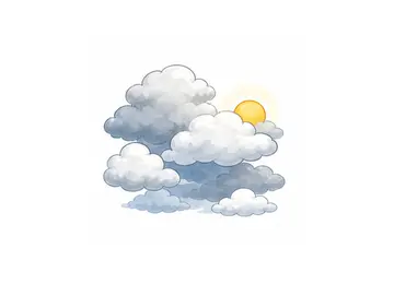 cloudy illustration