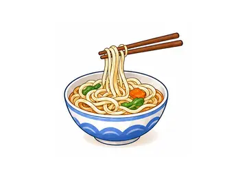 noodles illustration