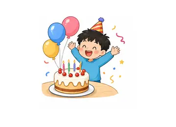 Happy birthday! illustration