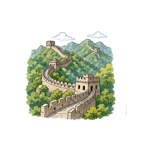 the Great Wall illustration