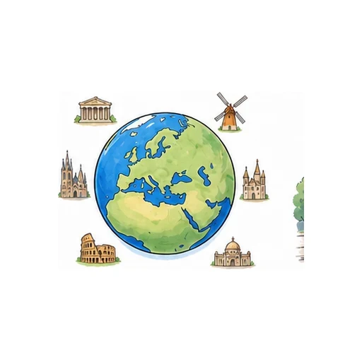 Europe illustration