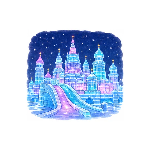 the Ice and Snow World illustration