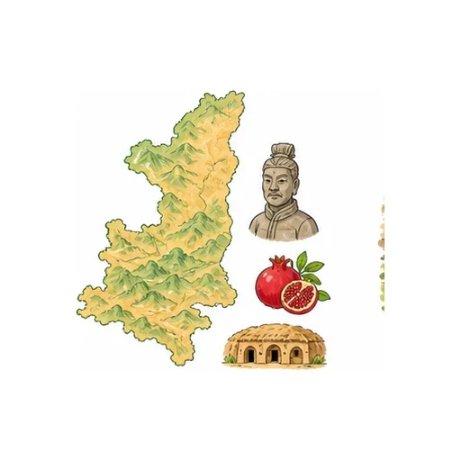 Shaanxi Province illustration