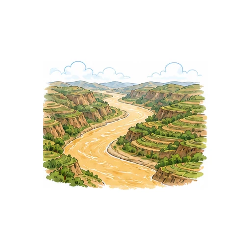the Yellow River illustration