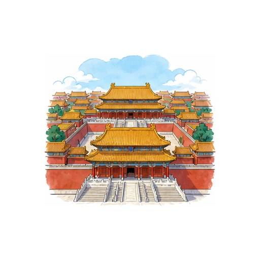 the Palace Museum illustration