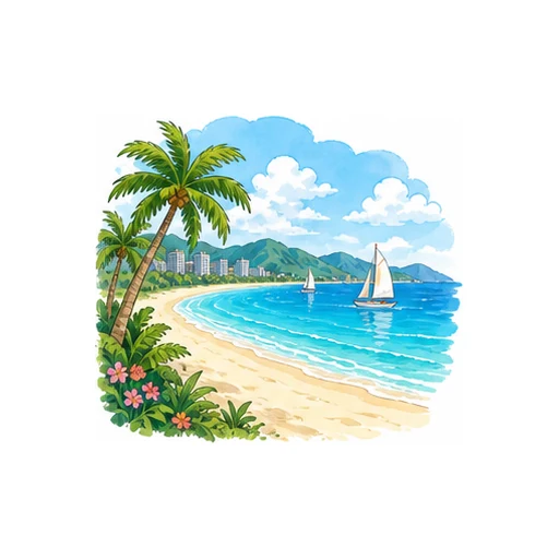 Sanya illustration