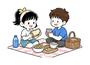 have a picnic illustration
