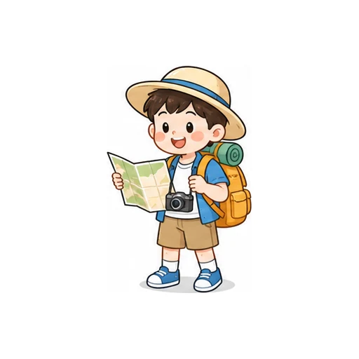 tourist illustration