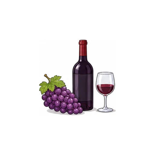wine illustration