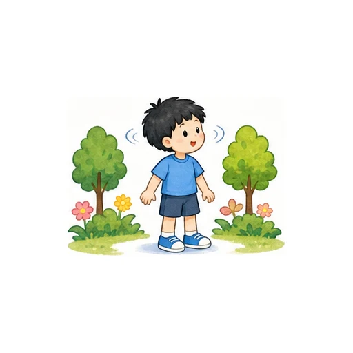 look around illustration