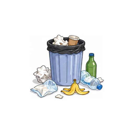rubbish illustration