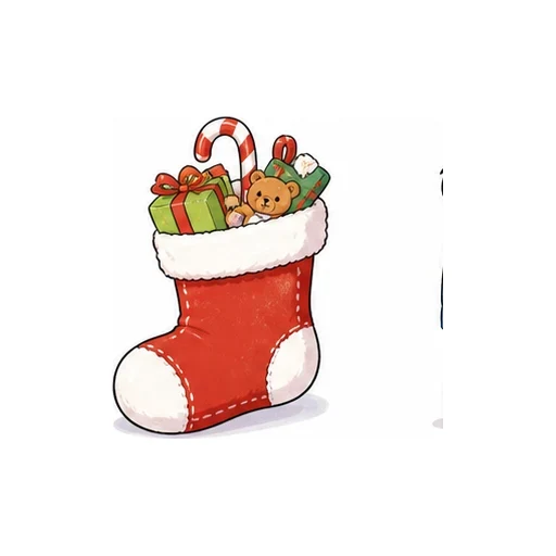 stocking illustration