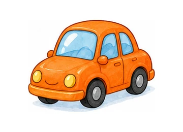 orange illustration