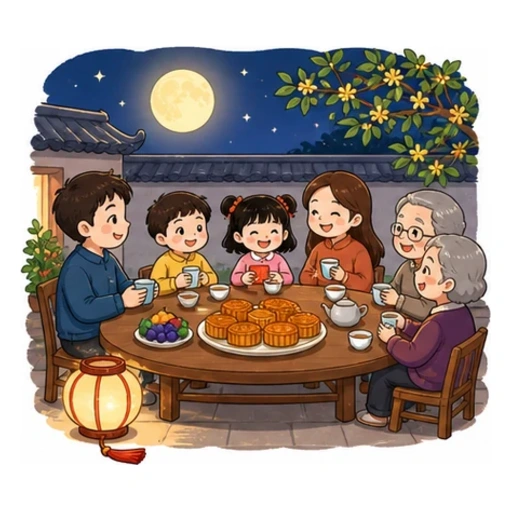 Mid-Autumn Festival illustration