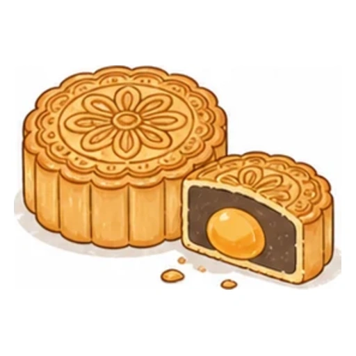 mooncake illustration