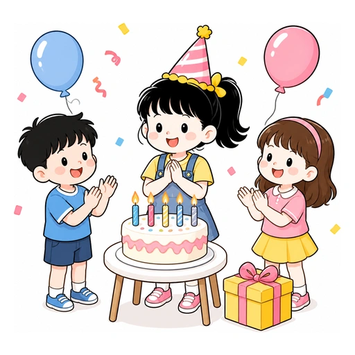 birthday illustration