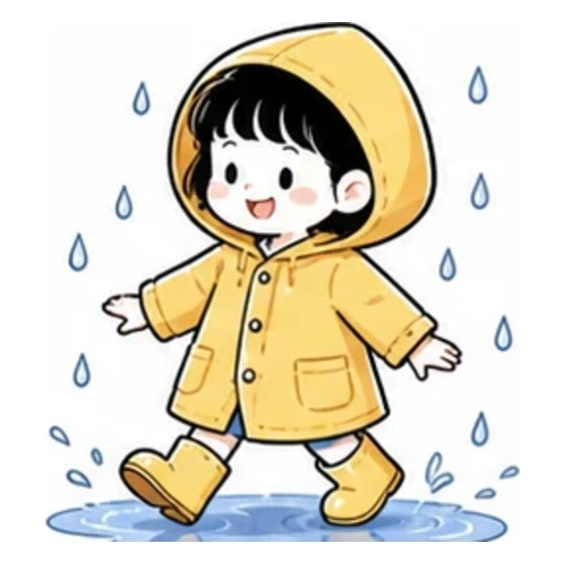 raincoat illustration
