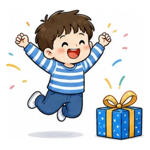 excited illustration