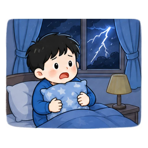 afraid illustration
