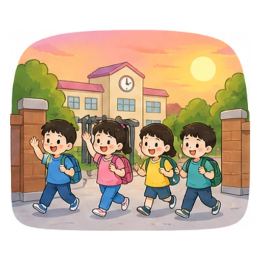 after school illustration