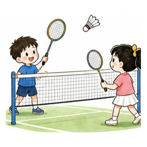 badminton illustration