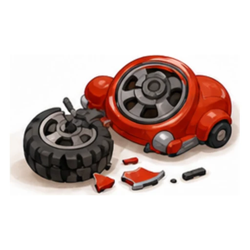 broken illustration