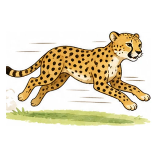 cheetah illustration