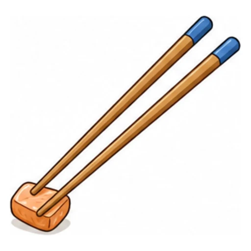 chopstick illustration