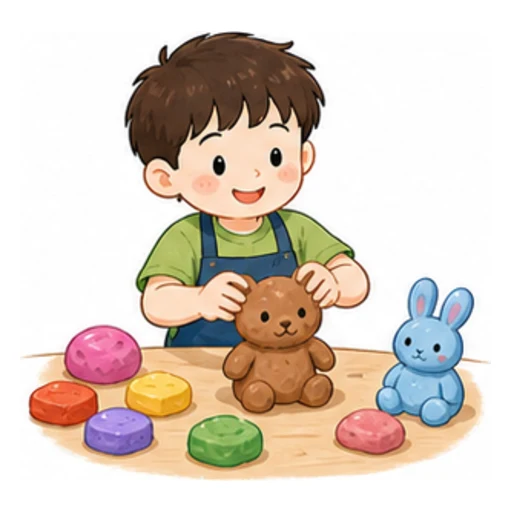 clay illustration