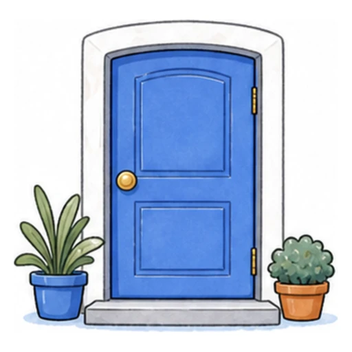 closed illustration
