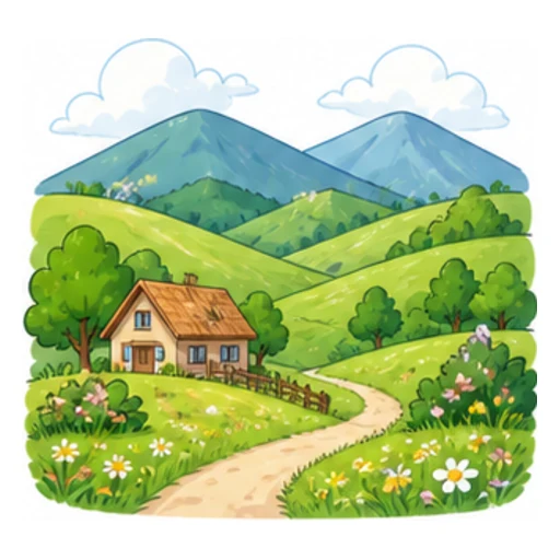 country illustration