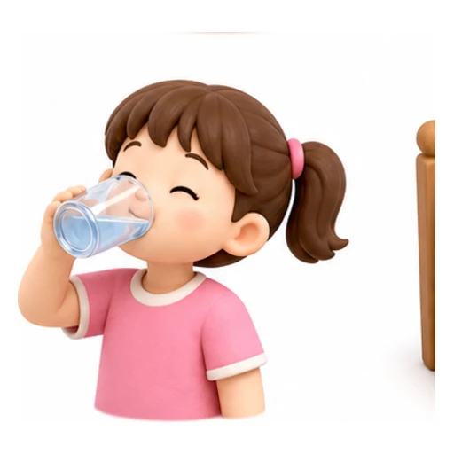 drinking illustration