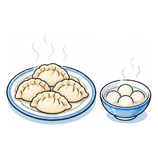 dumpling illustration