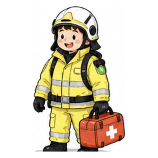 emergency worker illustration