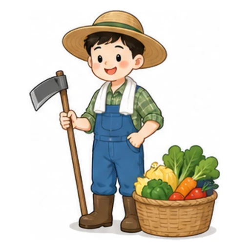 farmer illustration